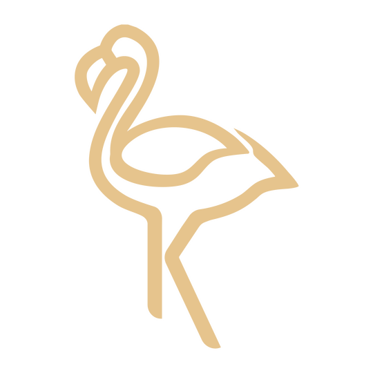 Jerry the flamingo Icon Jerry the flamingo Icon in gold